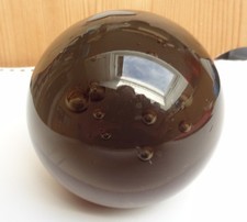 Glaskugel Briefbeschwerer Deko ca. 630 g Durchmesser über 7 cm