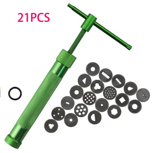 21pcs fondant presse - 21pcs, metal