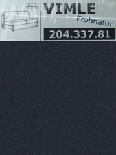 Ikea VIMLE Bezug für 2er Bettsofa Element Orrsta schwarzblau NEU OVP 204.337.81