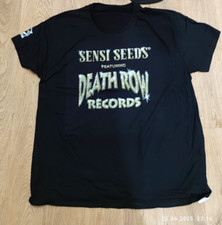 DEATH ROW RECORDS - DEATH ROW LOGO BLACK T-Shirt XX-Large US IMPORT 4XL + Cap