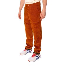 Wrangler Casey Carpenter Hose Herren Cordhose Leather Brown 17867