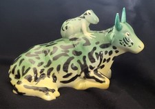 Cow-Parade grüne Kuh mit