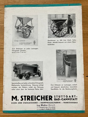 Prospekt werbung streicher - prospekt, m.streicher