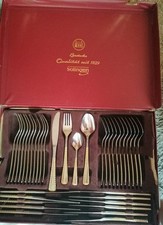 Qualitätsbesteck, Besteckkoffer, Solingen, Carl Schmidt Sohn 1829  70tlg.Top