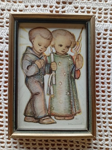 Altes hummelbild rahmen - altes,