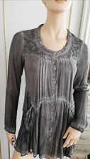 Schöne Tunika - Longshirt, Hängerchen von Alexo  ca Gr. 1 (36/38) Taupe 