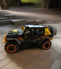 Hot Wheels Jeep Wrangler schwarz, neuwertig! Indonesien 2017