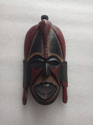 Afrikanische holzmaske 25cm - holzmaske,