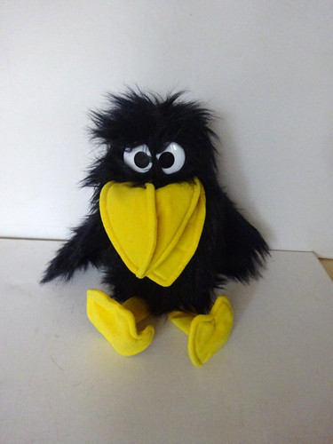 Rabe rudi handpuppe - rabe,