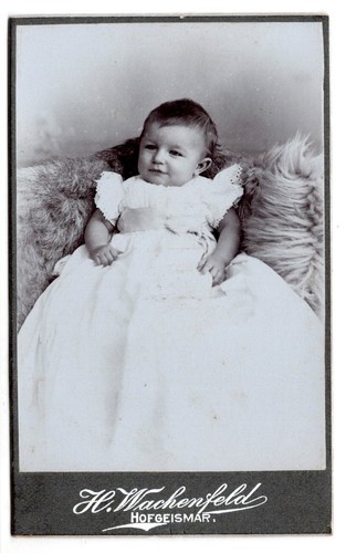 Cdv foto baby fritzchen - cdv,