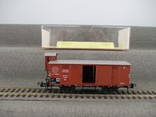 Trix Spur H0 3623 Gedeckter Güterwagen der DRG mit Bremserhaus in OVP