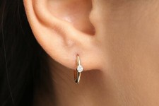 Diamond hoop earrings 2