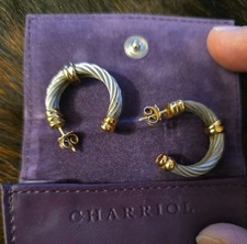 ⭐ Philippe Charriol Ohrringe/Creolen, kaum getragen ⭐