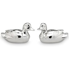 Enten 2er set porzellan - enten,