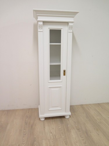 Massiv holz glasschrank - holz, |