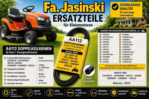 Keilriemen mähwerk passend - keilriemen,