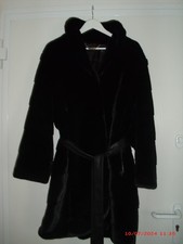 webpelzmantel Alfredo Pauly neu 48 schwarz