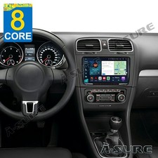 8-Core 4+64G Android 14 Autoradio Navi GPS BT Für VW GOLF 5 6 Tiguan Touran Polo
