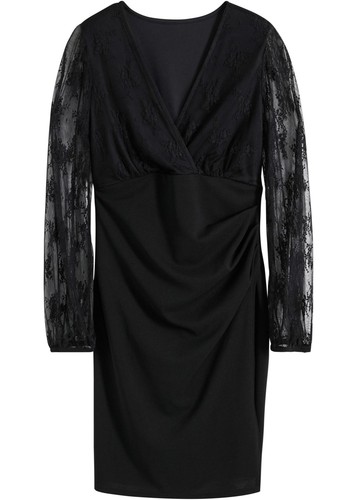 Jerseykleid mit spitze - spitze, gr