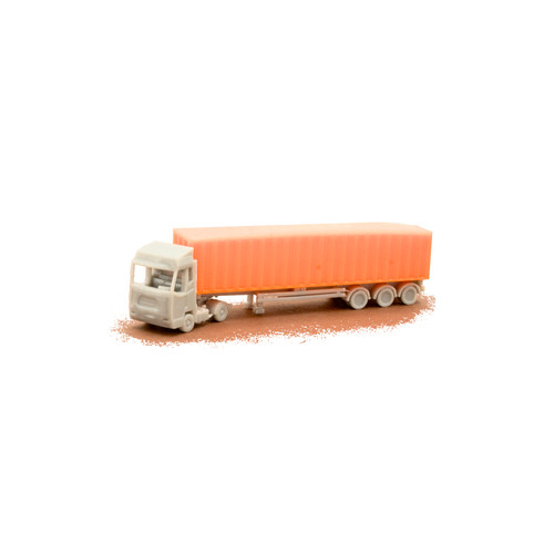 Lkw komplett mit container - mit,