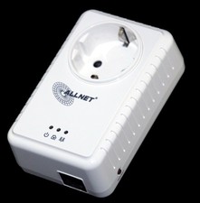 Allnet ALL168255 500Mbps PLC Nano Ethernet Bridge Pass Through Powerlan dlan