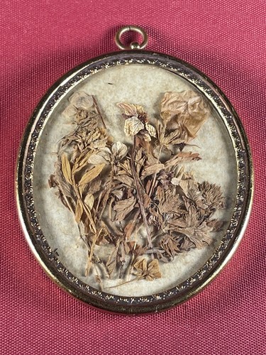 Miniatur medaillon herbarium - medaillon,
