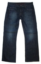 Tommy Hilfiger Herren Jeans Hose MANHATTAN Regular Bootcut W36 L32 blau *