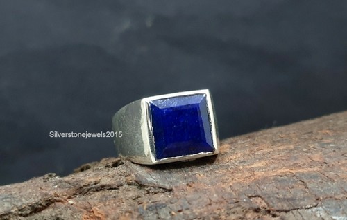 Natürlicher blauer saphir - blauer,