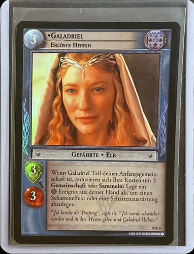 Lotr tcg galadriel lady - galadriel,