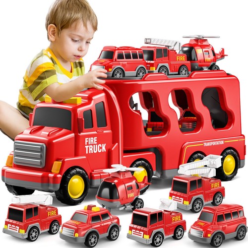 Lkw feuerwehrauto mit - in,