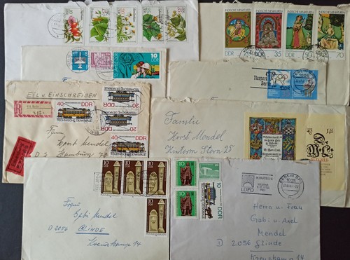 Ddr briefe lot 8 belege - 8, ax