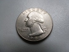 USA United States of America - Quarter Dollar - Liberty 1986