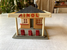 Tankstelle - Minol - Eisenbahn - Spur HO - Kunststoff - Sammlerstück - bespielt