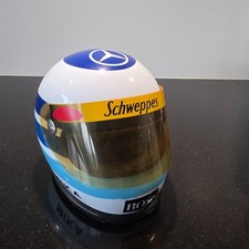Miniatur Helm Mika Häkkinen F1 Formel Eins Mercedes Rarität Selten Schweppes