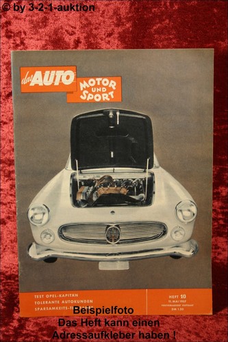 Ams auto motor sport - ams, 10/57