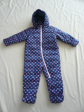 Mädchenmode Mädchenoverall Overall Anzug Einteiler Kapuzenoverall Gr. 86 Lupilu