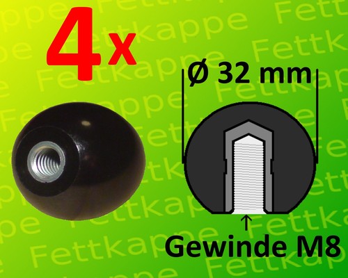 Kugelknopf m8 ø32mm - kugelknopf,