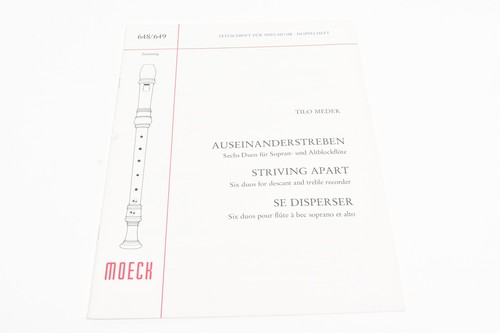 Medek auseinanderstreben - -,