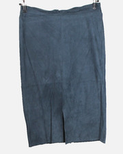 Wildleder vintage lederrock - wildleder,