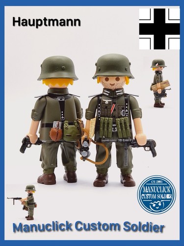Playmobil soldat kapitän - soldat,