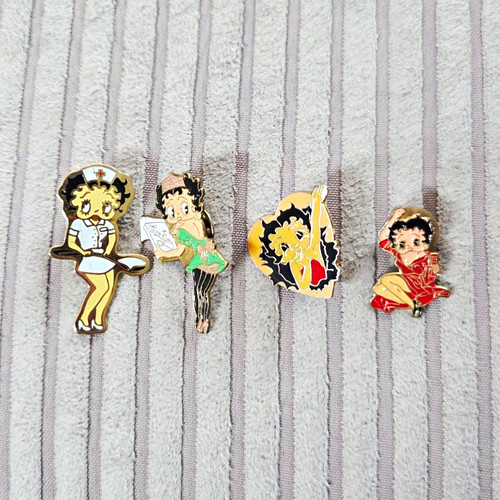 Betty boop pin set - betty, pin-set