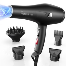 Föhn Ionen Profi Fön Haartrockner Hair Dryer Haarföhn mit 1Diffusor 2Stylingdüse