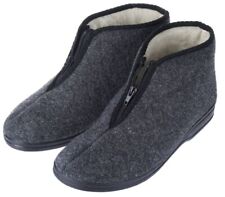 Herren Winter Hausschuhe Filz Hüttenschuhe Hausstiefel Filzpantoffeln Schurwolle