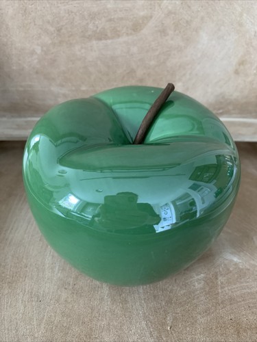 Keramik apfel grün obst - grün, xl