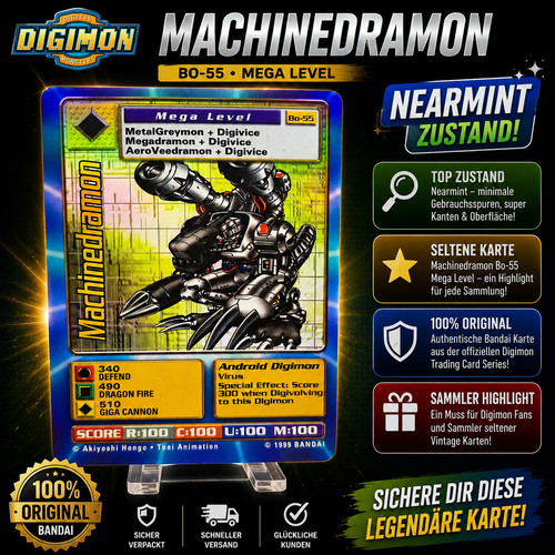Digimon machinedramon 55 - machinedramon, bo-55