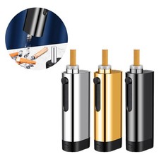 Tragbarer Auto Aschenbecher Ein Schlüssel Wolframdraht Zündung USB Feuerzeug Ra-