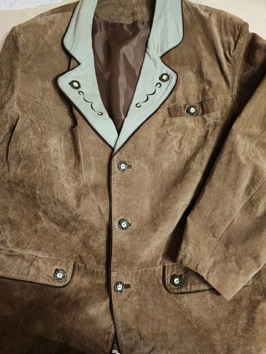 Herrenwildleder-Trachtenjacke