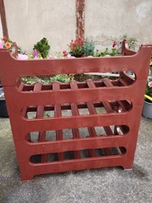 OKT Weinregal Flaschenregal 6-fach Flaschenständer Weinständer stapelbar Braun