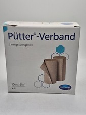 Pütter Verband - 10 cm x 5 m - REF 931801 - Pack 2 Stück - PZN 00844815