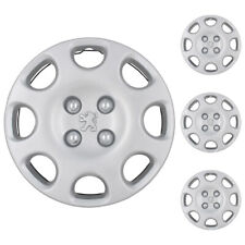 ORIGINAL Peugeot Radkappen Radblenden Satz CUBA SILBER 14 Zoll (4 Stück)